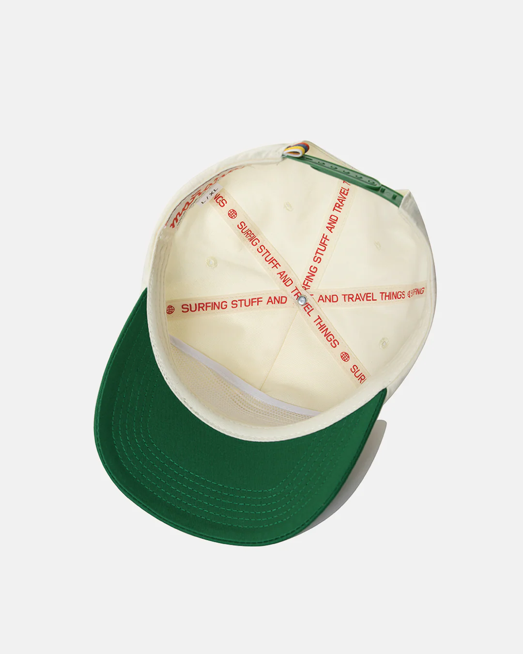 Two-Tone Cap - White/Green - Image 5