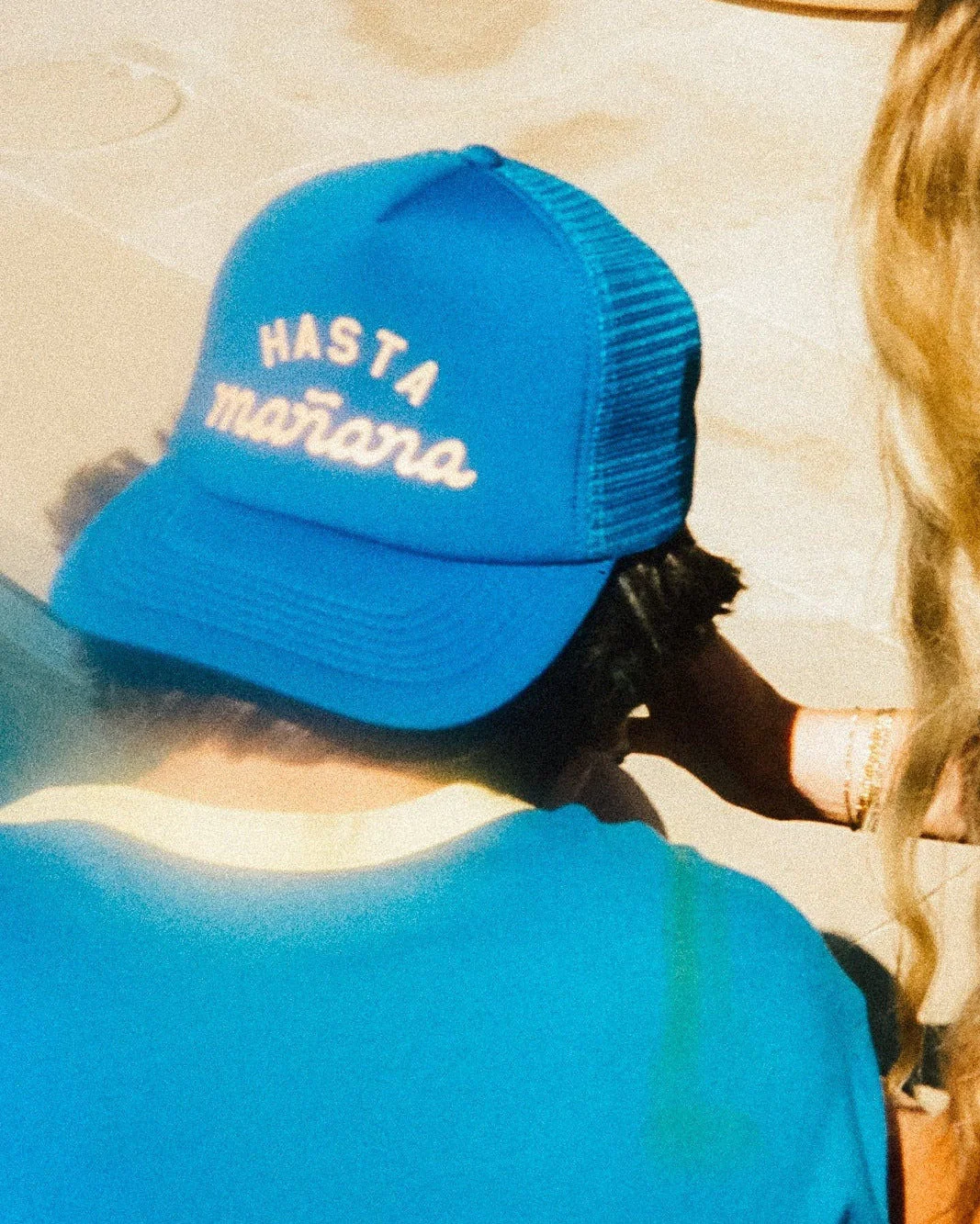 Hasta Manana Foam Trucker - Blue - Image 3