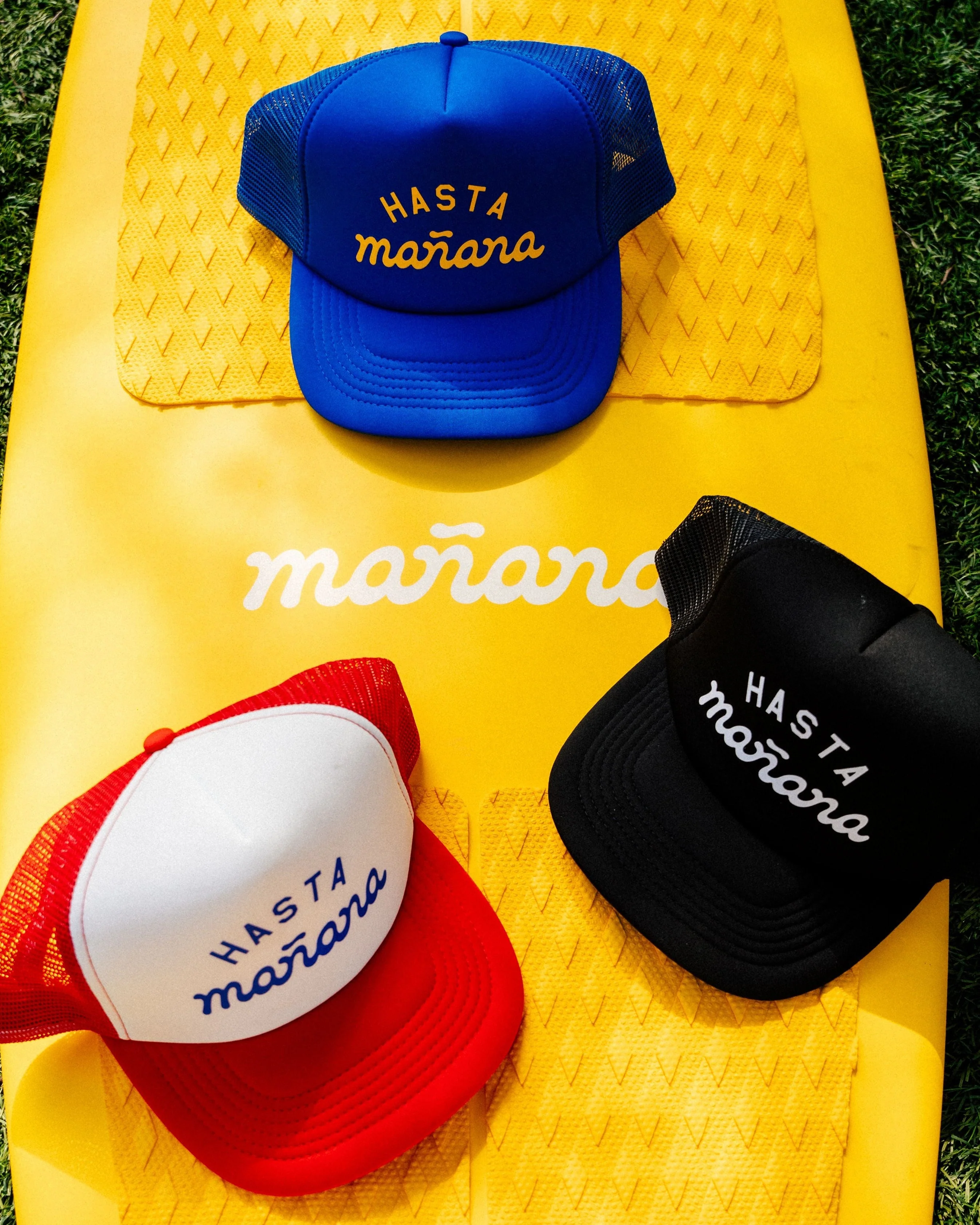 Hasta Manana Foam Trucker - Blue - Image 4