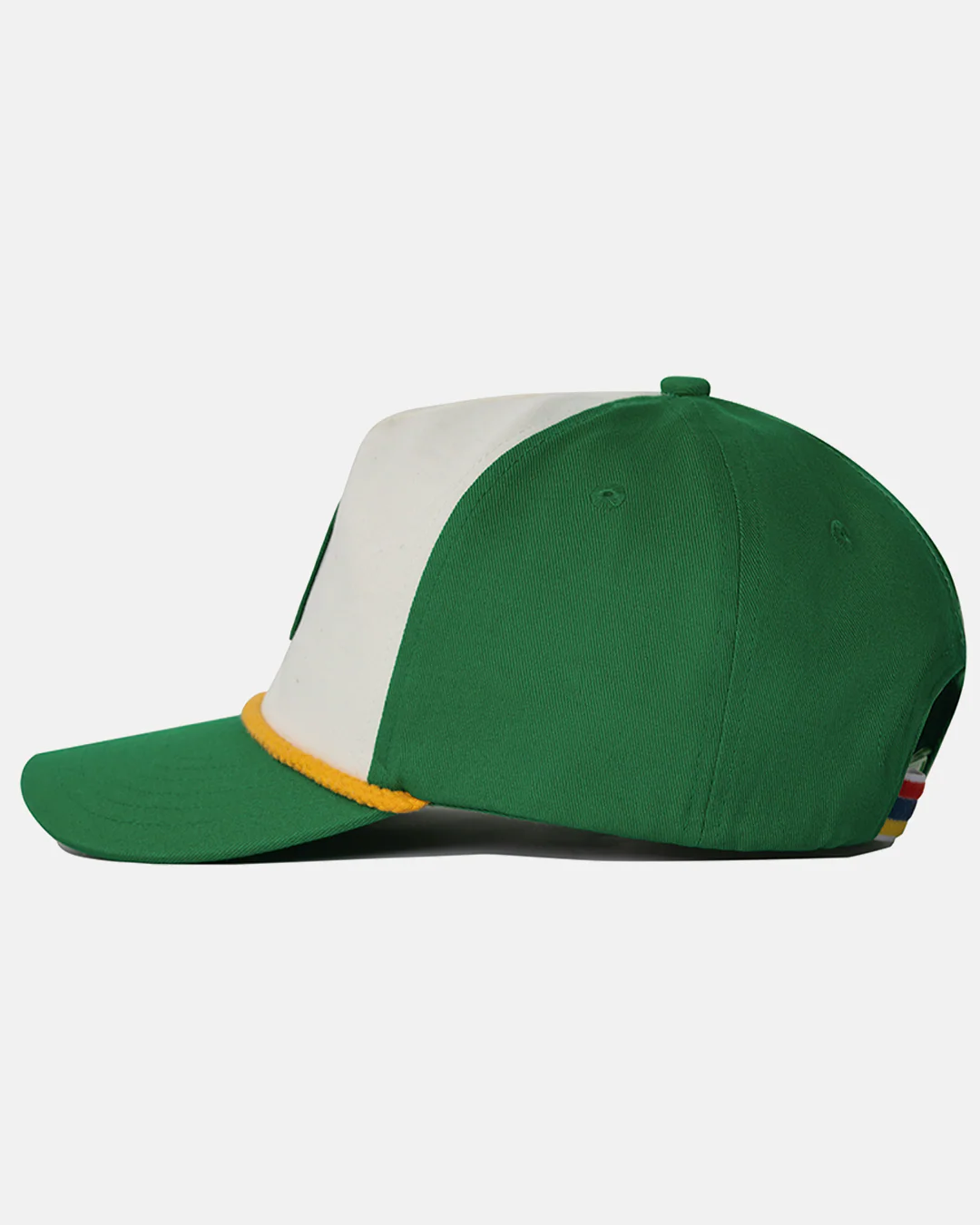 Hibiscus Twill Hat - Off White / Green - Image 3