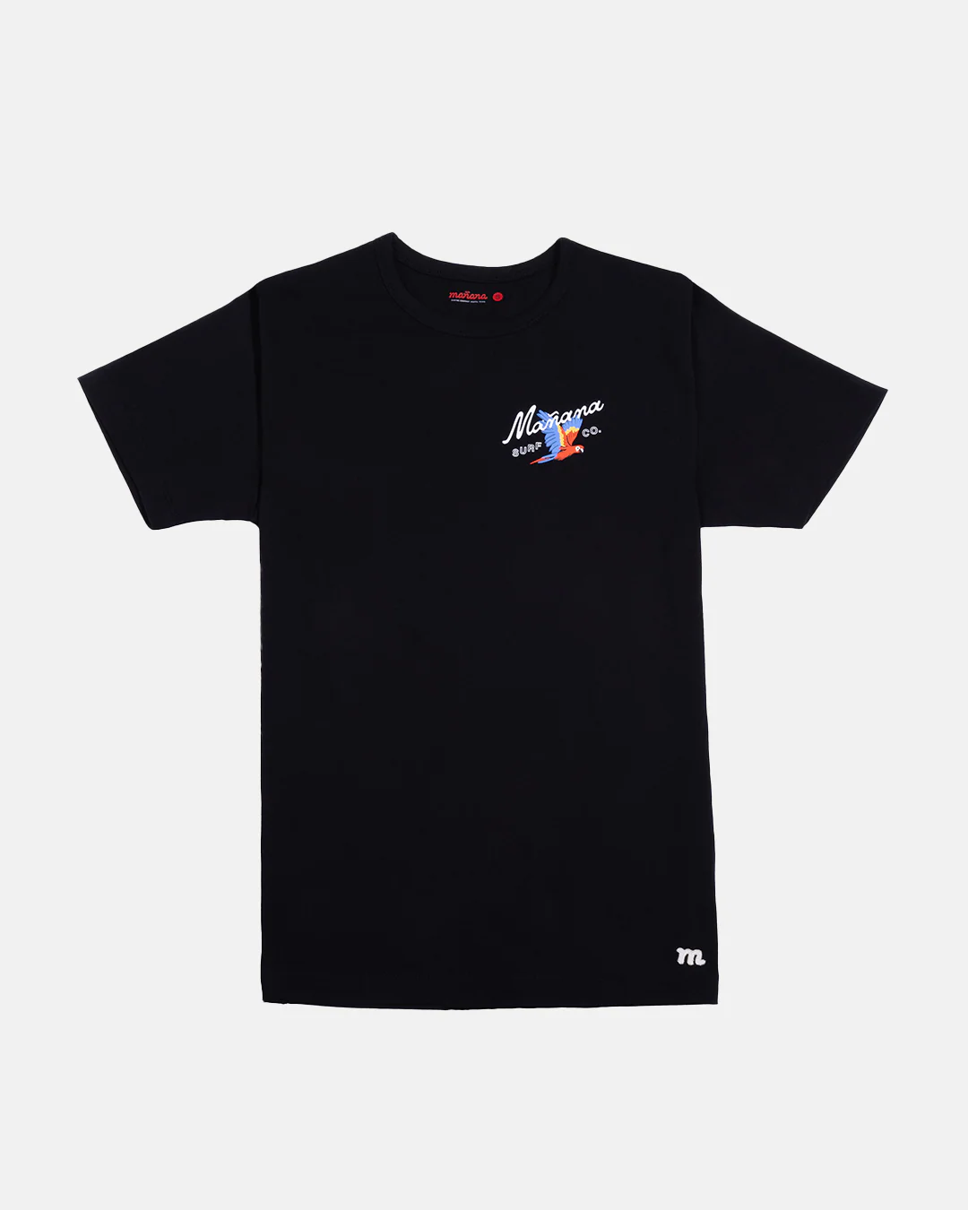 Mañana Macaw Tee - Black - Image 3