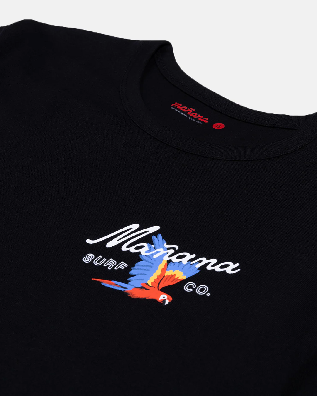 Mañana Macaw Tee - Black - Image 5