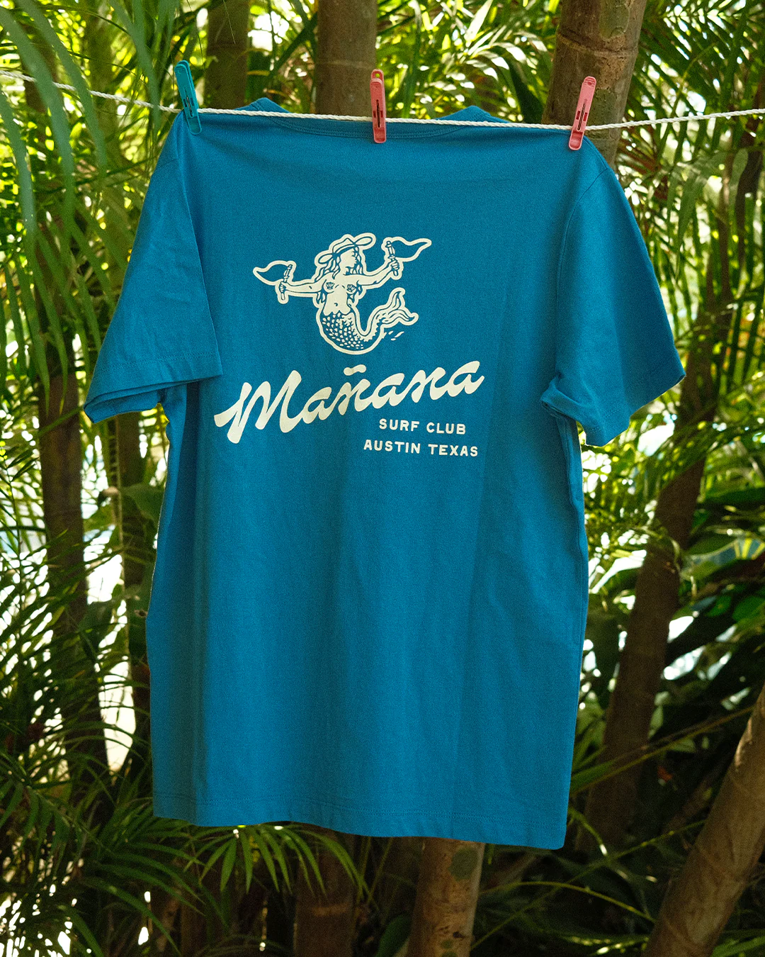 Mañana Mermaid Tee - Baby Blue - Image 6