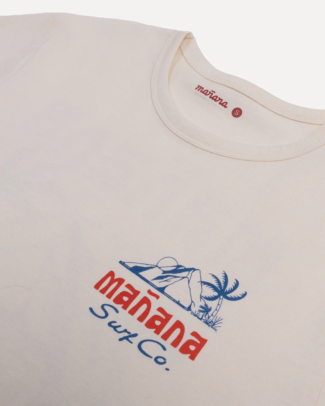 Mañana Surfing Club Tee - Off white - Image 5