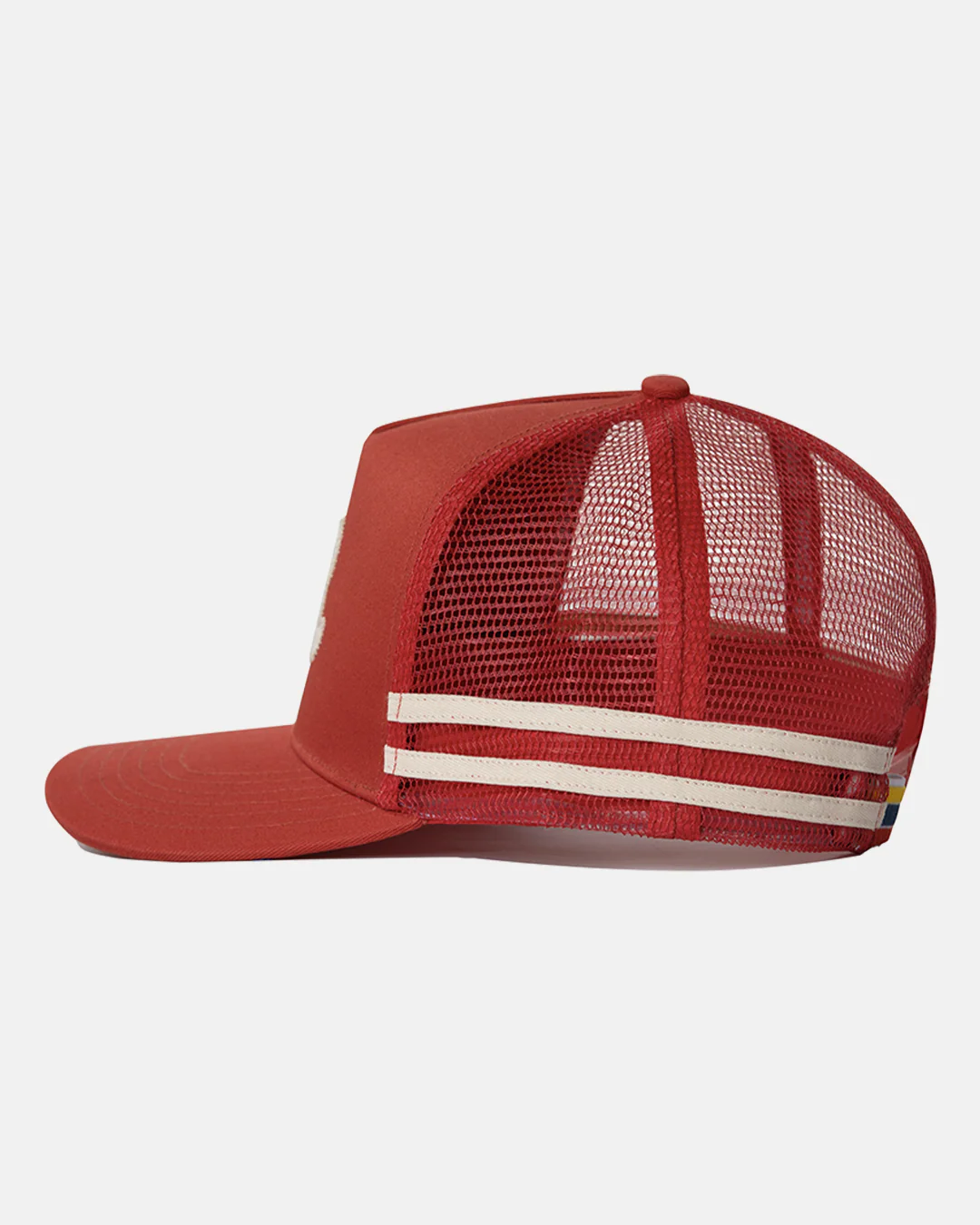 Mesh Back "M" Trucker - Red - Image 3