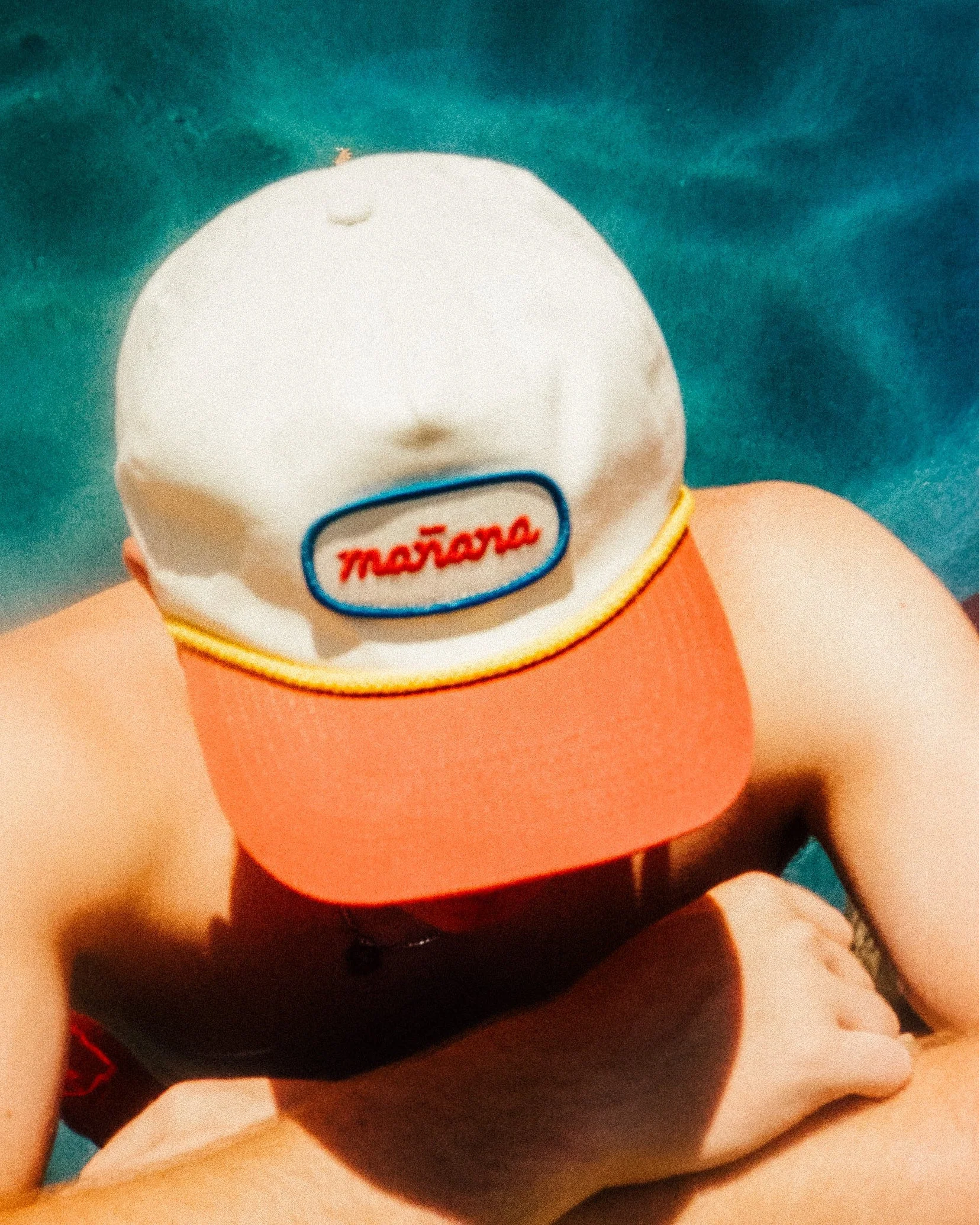 Two-Tone Cap - White/Red - Image 6