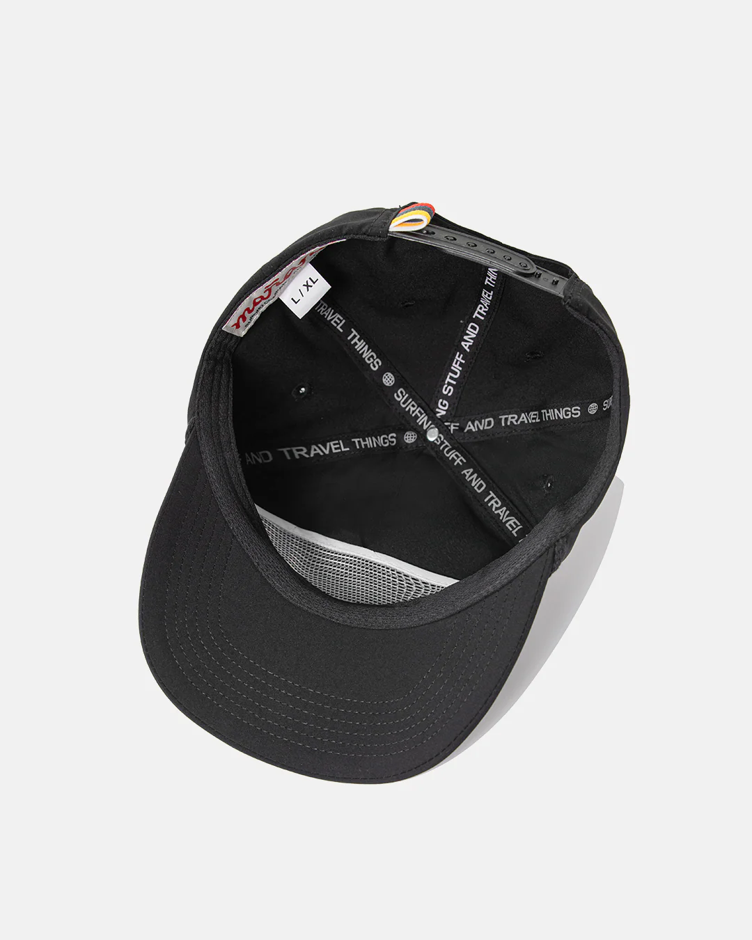 Slogan Hat - Black - Image 5
