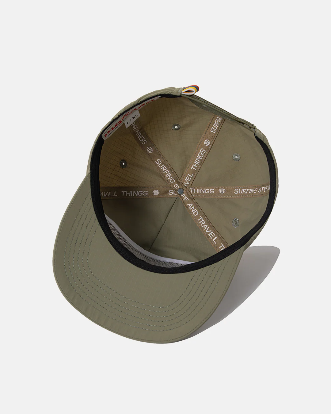 Slogan Hat - Olive - Image 5